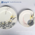 plain white crockery dishes plants design dinnerware sets porcelain